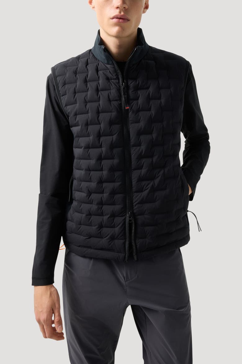 Gabriel Lightweight Down Vest, Alternate, color, Black