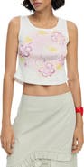 Desigual Graphic Crop Top