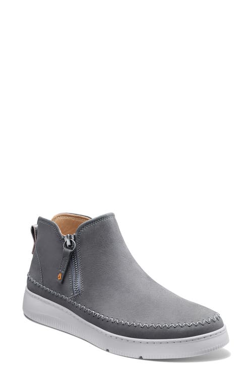 Samuel Hubbard Featherlight Laguna Zip Sneaker In Gray