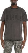PURPLE BRAND Inside Out Distressed Cotton T-Shirt