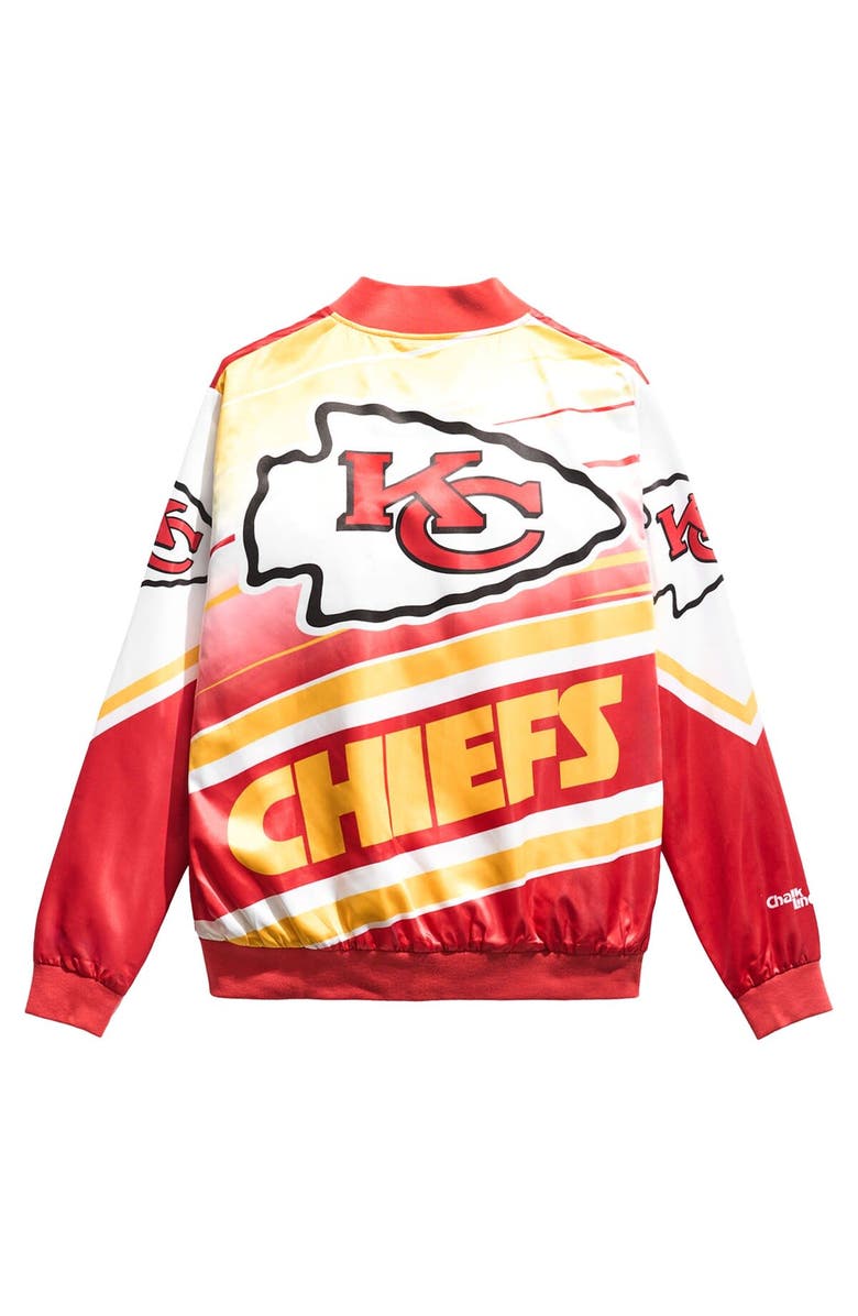 Chalk Line Men's Chalk Line Red Kansas City Chiefs Fanimation Satin Full-Snap Jacket, Alternate, color, 