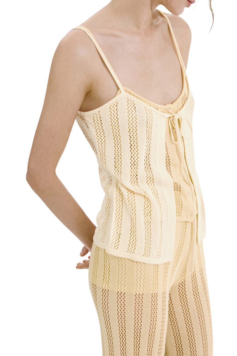 Layered Knit Camisole, Alternate, color, PASTEL YELLOW