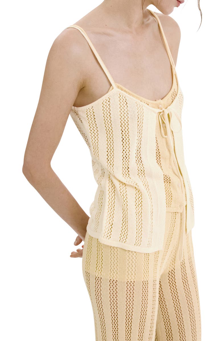 MANGO Layered Knit Camisole, Alternate, color, 