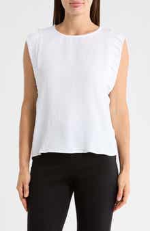 Vince Camuto Pleat Sleeve Shell Top