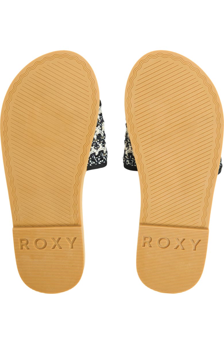 Roxy Riviera Slide Sandal, Alternate, color, Black