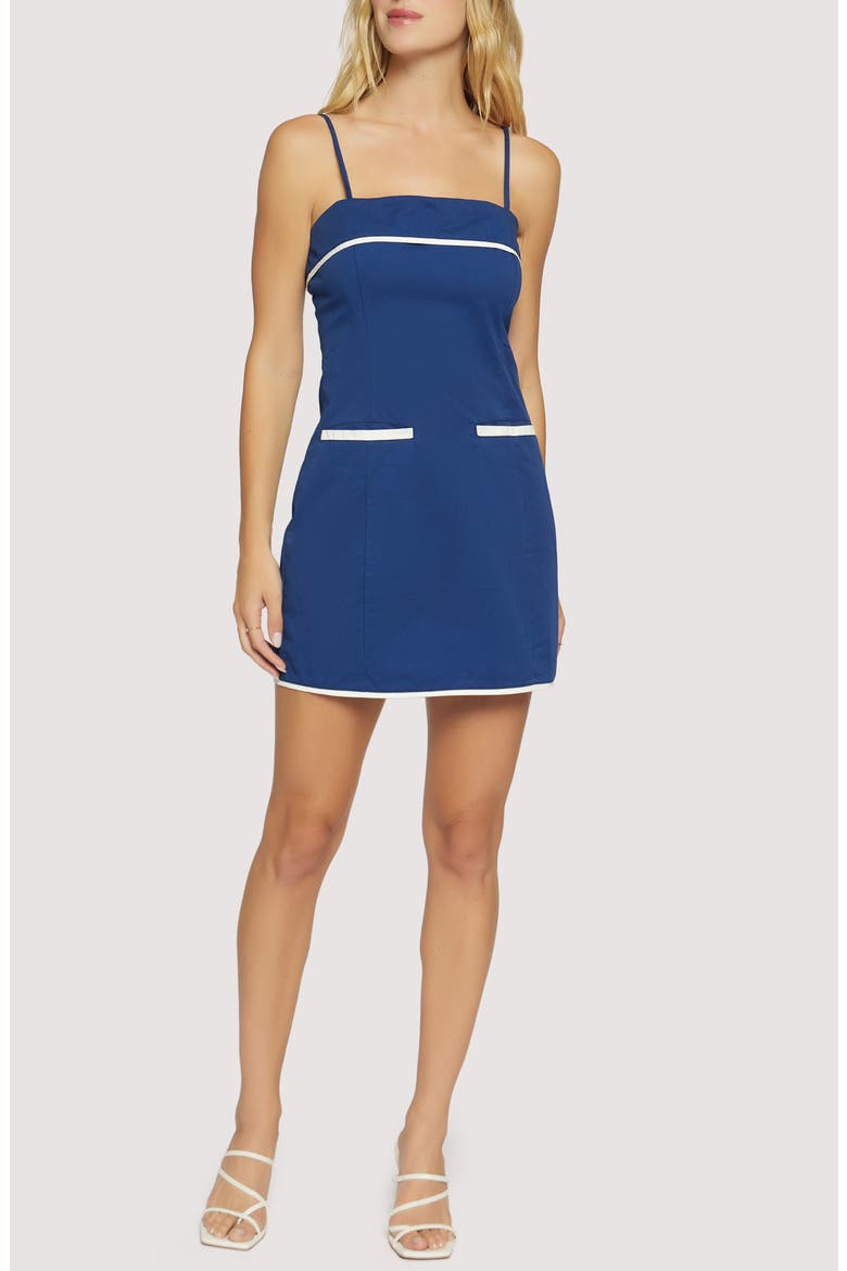 Sailors Voyage Minidress, Main, color, NAVY