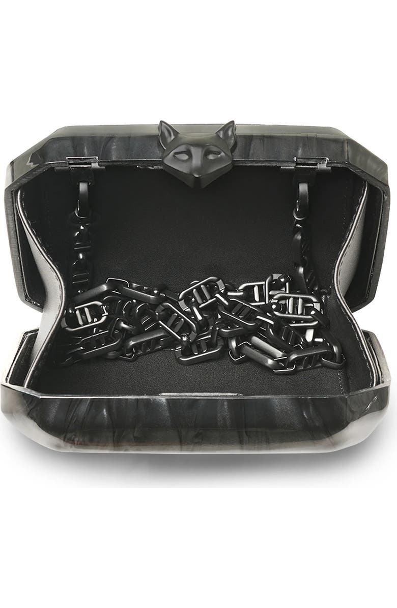 DESERI Diva Crossbody Clutch, Alternate, color, Black