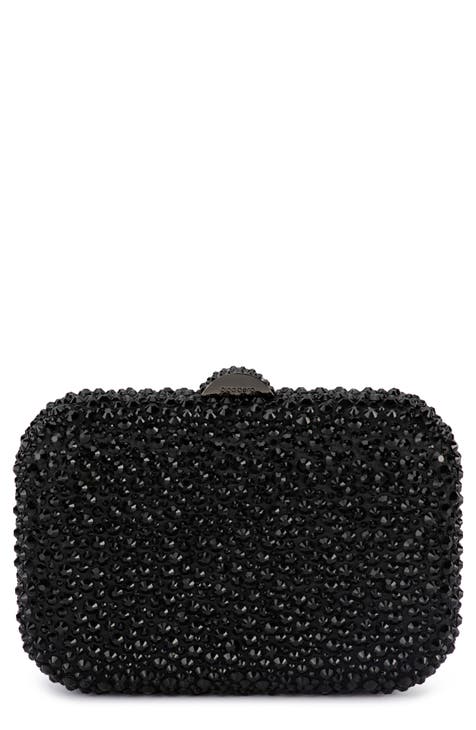 Large black clutch purse hotsell