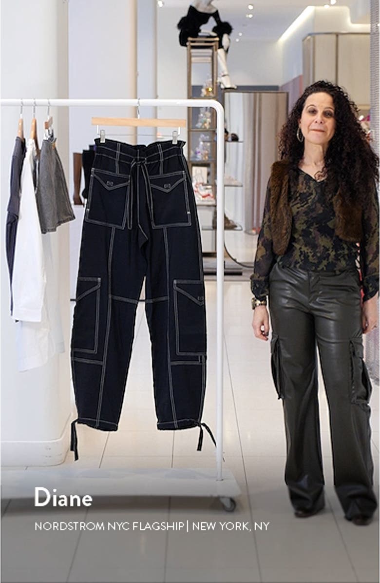 High Waist Cargo Pants, sales video thumbnail