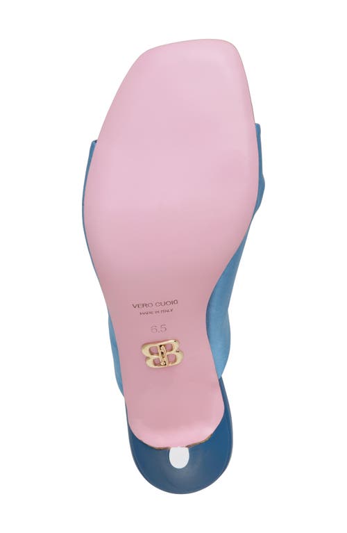 Beautiisoles Lana Slide Sandal In Blue