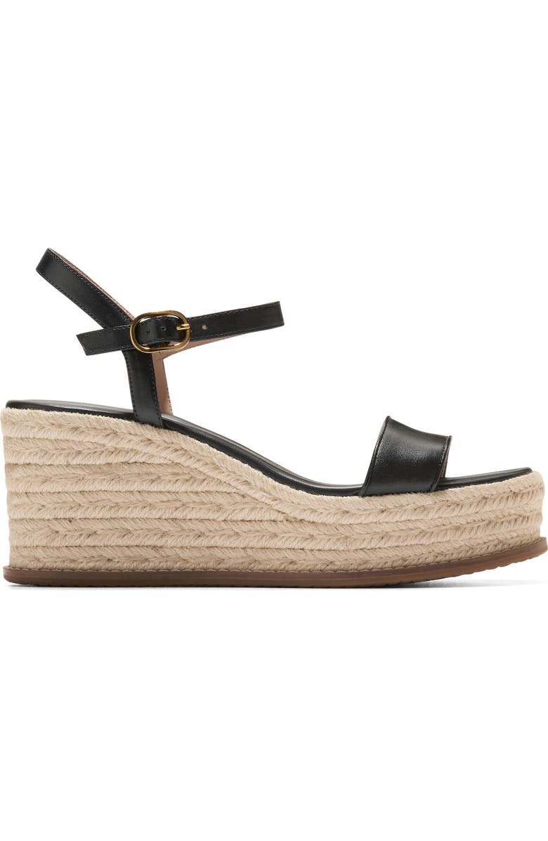 Cole Haan Keeton Cloudfeel Espadrille Ankle Strap Platform Wedge Sandal, Alternate, color,