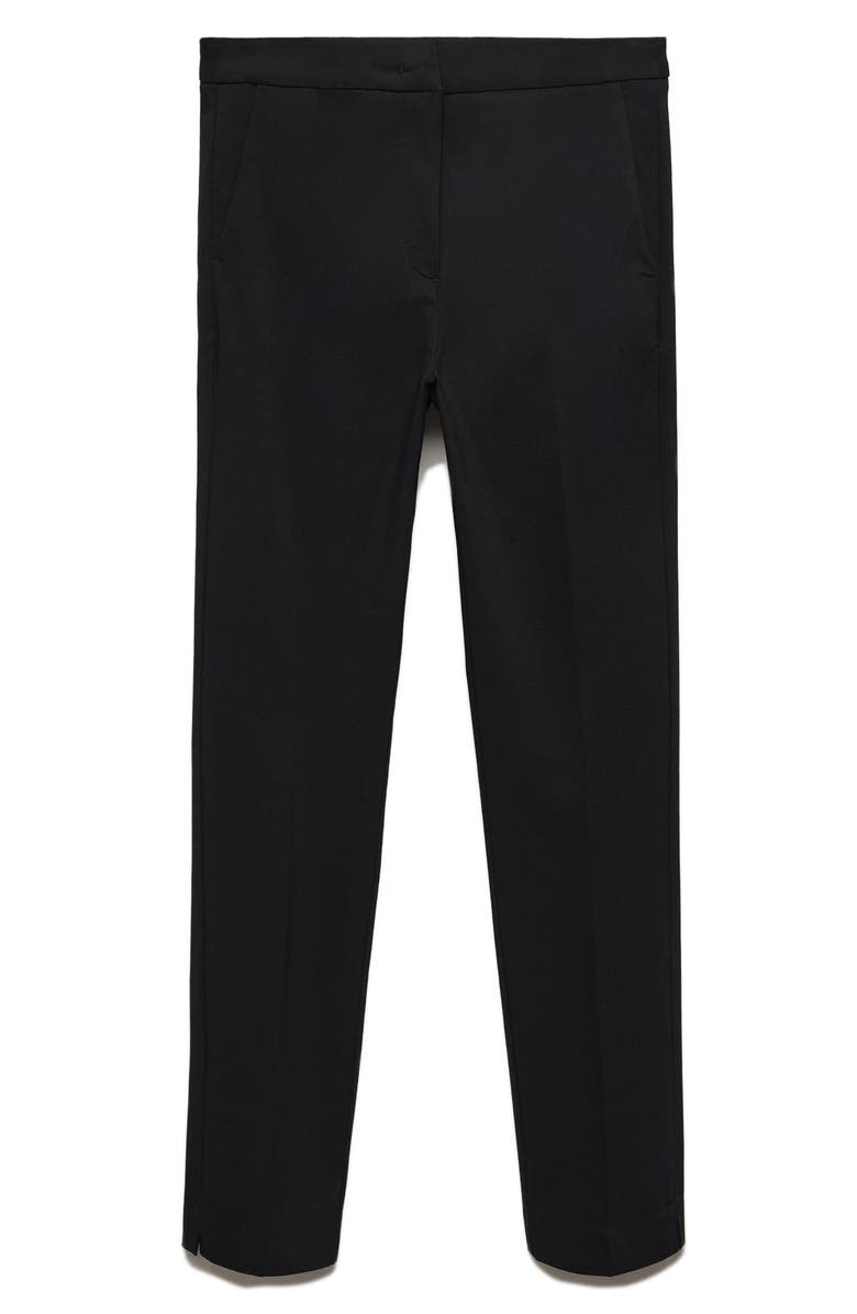 MANGO Slim Fit Crop Pants, Alternate, color,