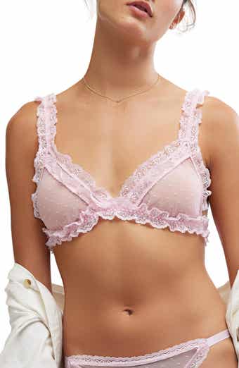 Intimately FP Heart To Heart Dotted Mesh Bralette