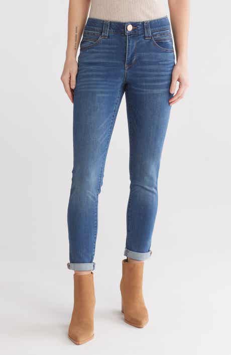 Democracy Ankle Skimmer Roll Cuff Skinny Jeans