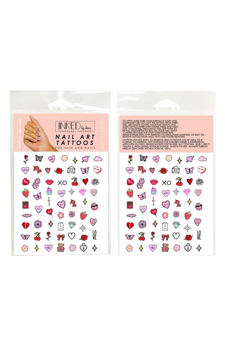INKED by Dani Valentine's Nail Art Temporary Tattoos, Alternate, color, Multi