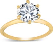 Bliss Diamond 2 Ct Round Solitaire Diamond Engagement Ring 14k Gold