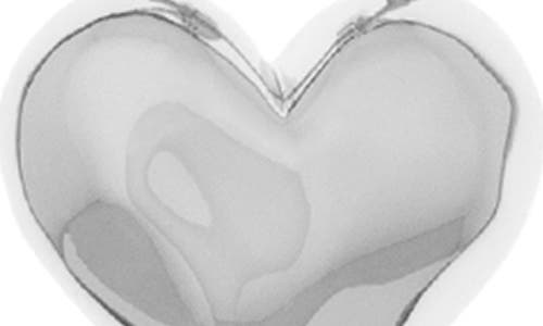 Marlyn Schiff Link Chain Heart Pendant Necklace