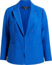 Tahari ASL Faux Double Breasted Jacket