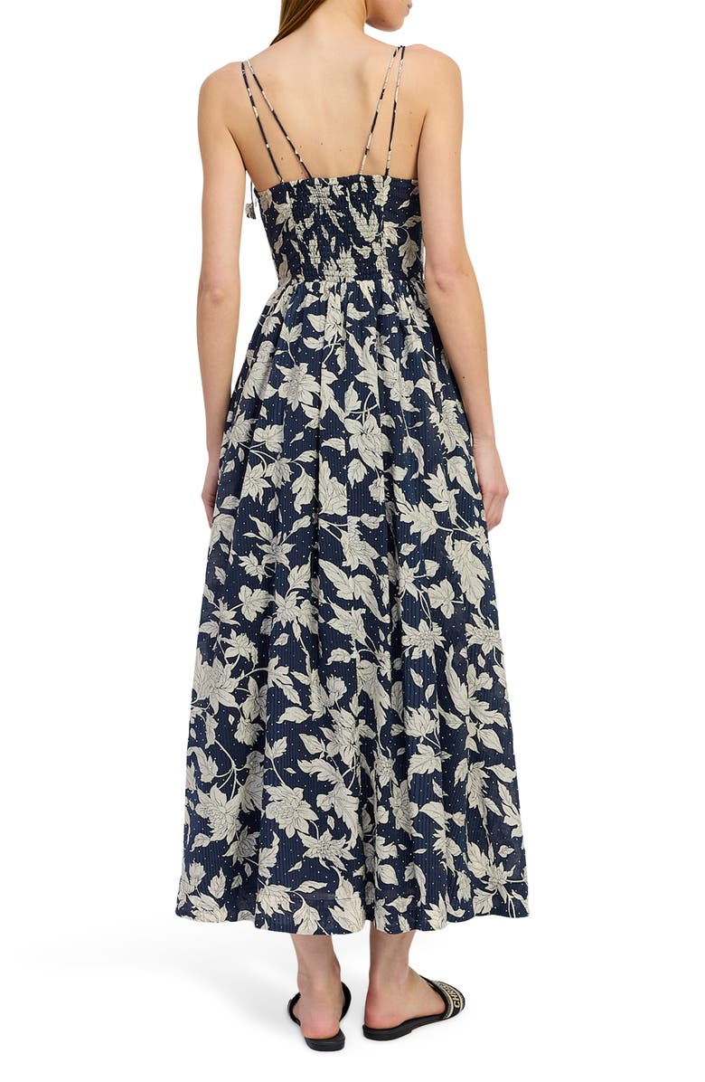En Saison Madeline Floral Maxi Dress, Alternate, color, Navy Ivory