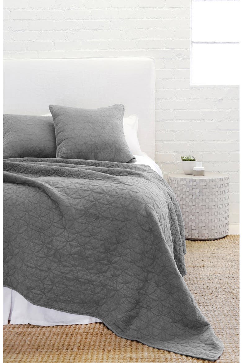 Oslo Coverlet, Main, color, GREY/ DENIM