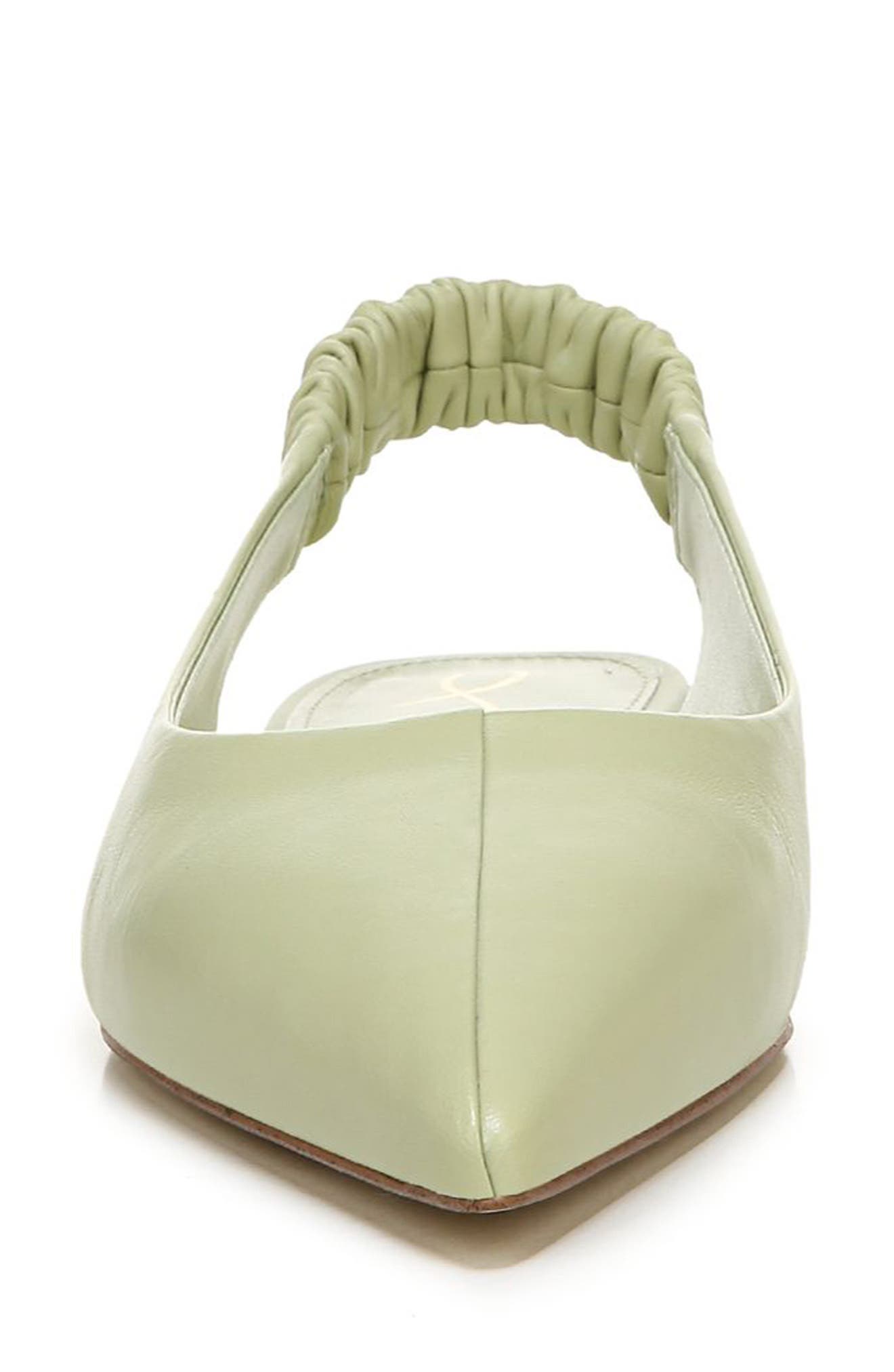 Whitney Pointed Toe Flat, Alternate, color, PISTACHIO