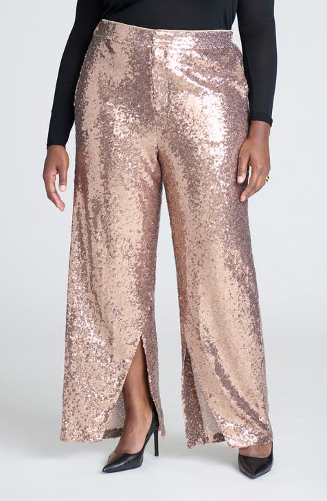 Women s Metallic Plus Size Pants Leggings Nordstrom