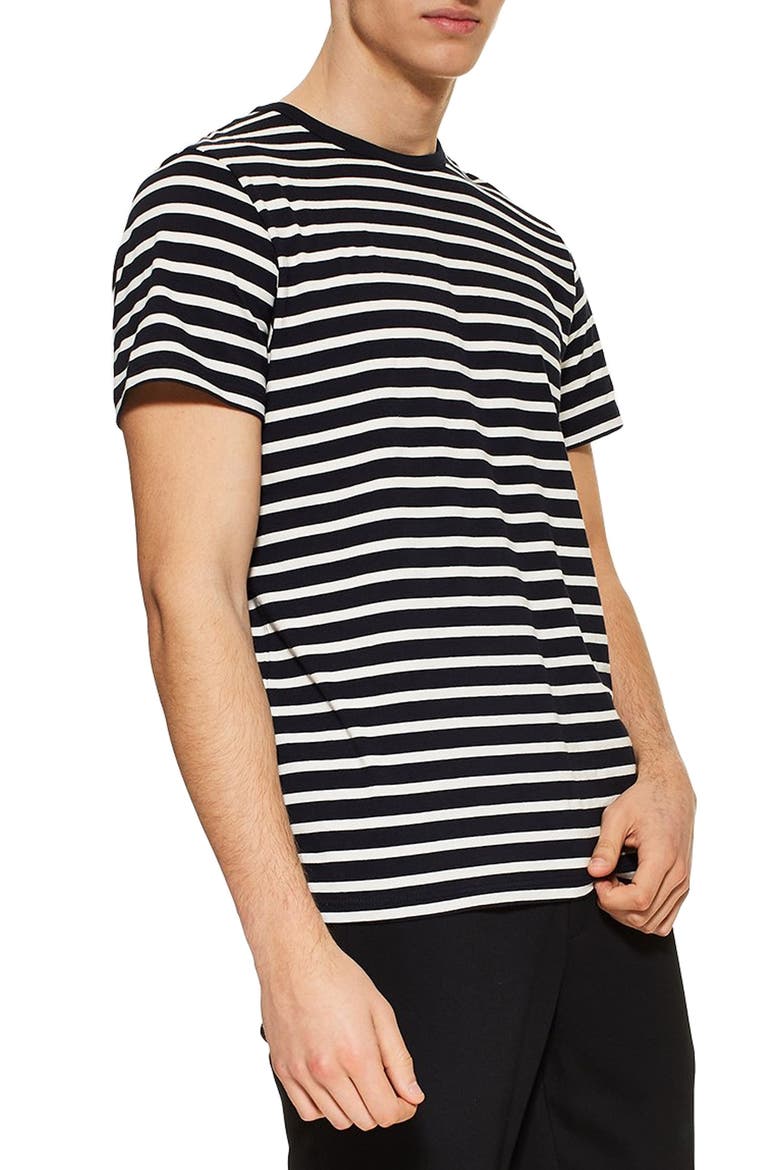 Harry Stripe T-Shirt, Main, color, NAVY MULTI