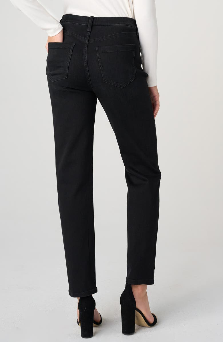 Liverpool Rowan Comfort Waist Slim Jeans, Alternate, color, Crow Stone