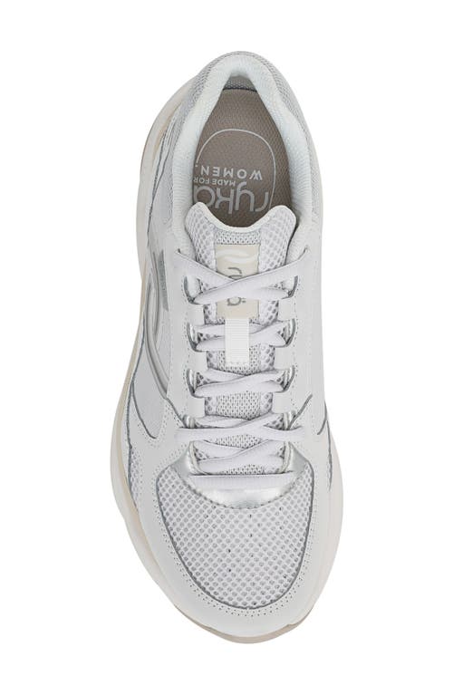 Ryka Women's Rezorb Max Classic Lace Up Walking Sneakers In Gray