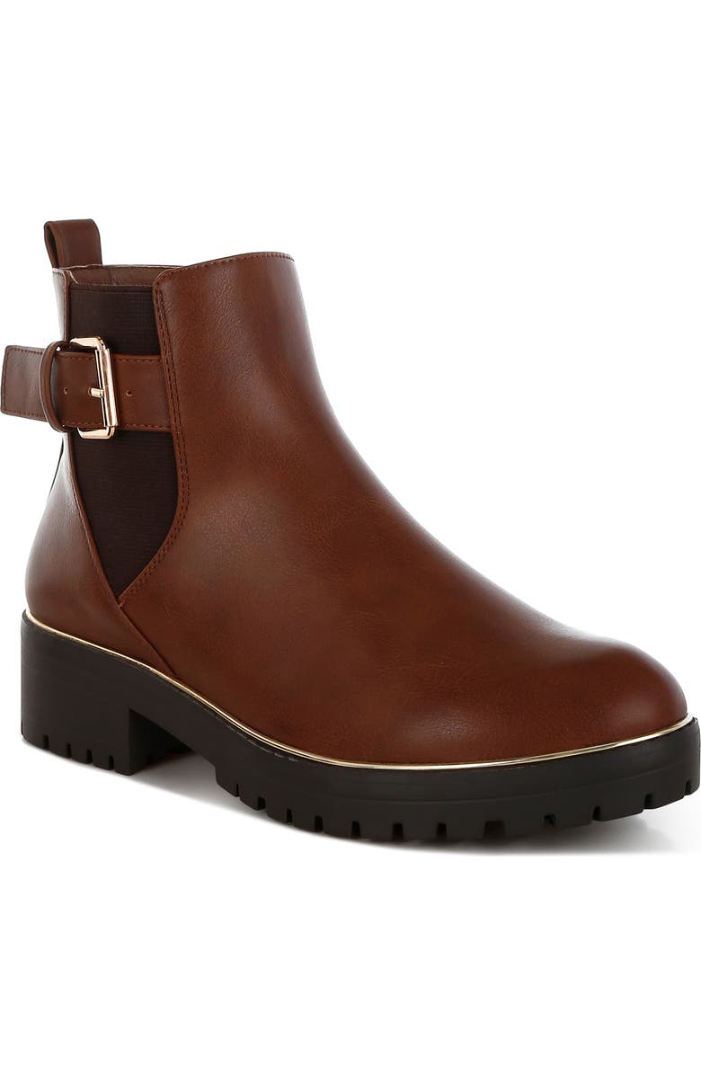 LONDON RAG Antorin Lug Sole Bootie, Main, color, Tan