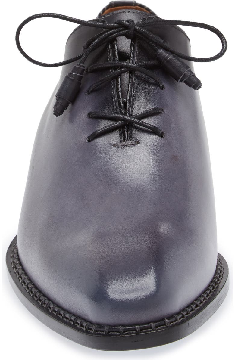 Mezlan Barbaro Oxford, Alternate, color, Grey/ Black