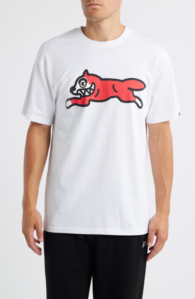 ICECREAM Running Dog Graphic T-Shirt, Main, color, White