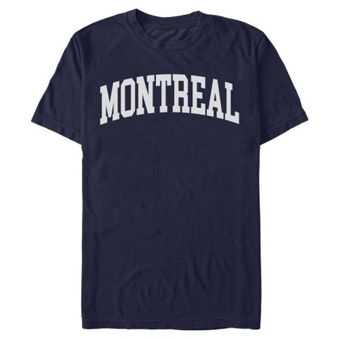 Men's Lost Gods Collegiate Montreal Name Logo  Graphic T-Shirt