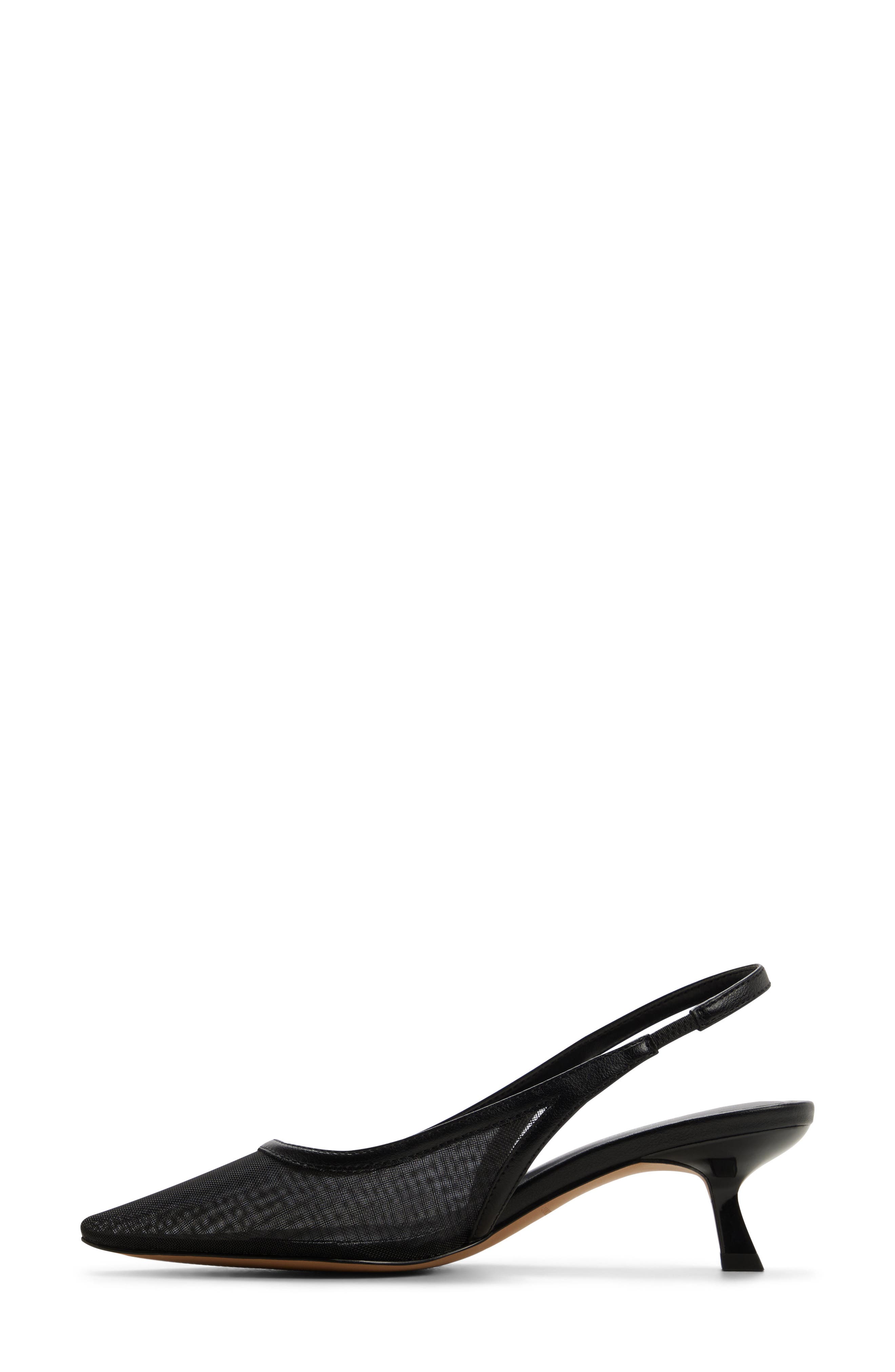 Call It Spring By Aldo Dariahh Mesh Kitten Heel Pump, Alternate, color, Open Black