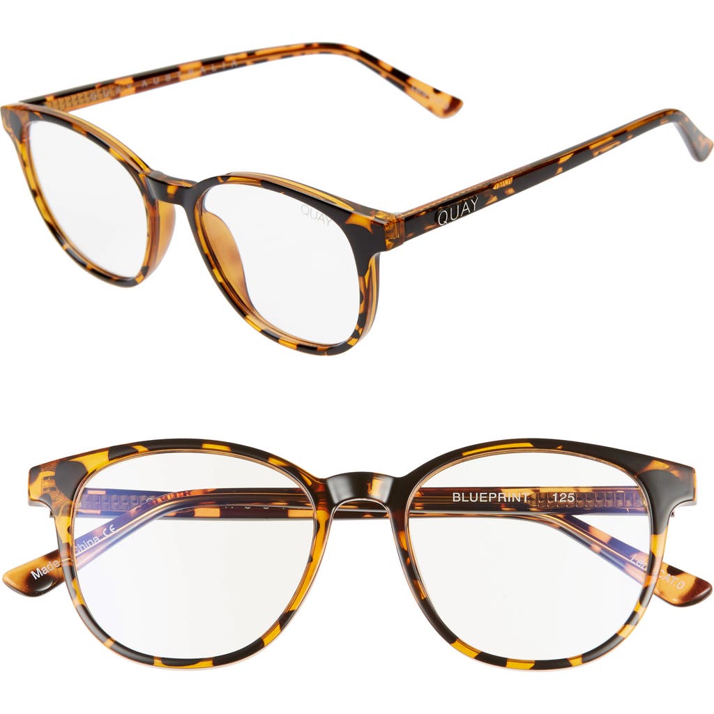 Quay Australia Blueprint 48mm Blue Light Filtering Glasses In Multi