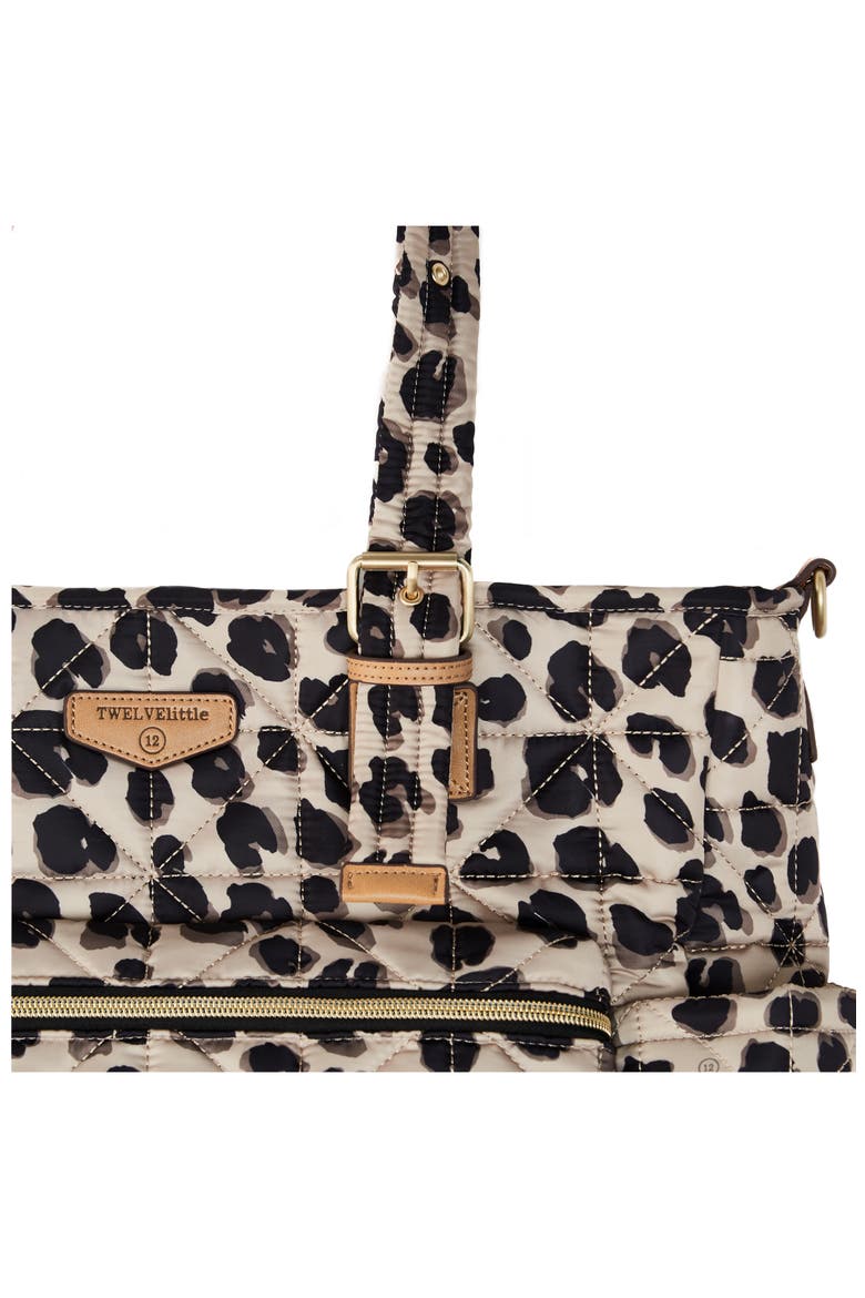 Companion Carry Love Quilted Diaper Bag, Alternate, color, LEOPARD