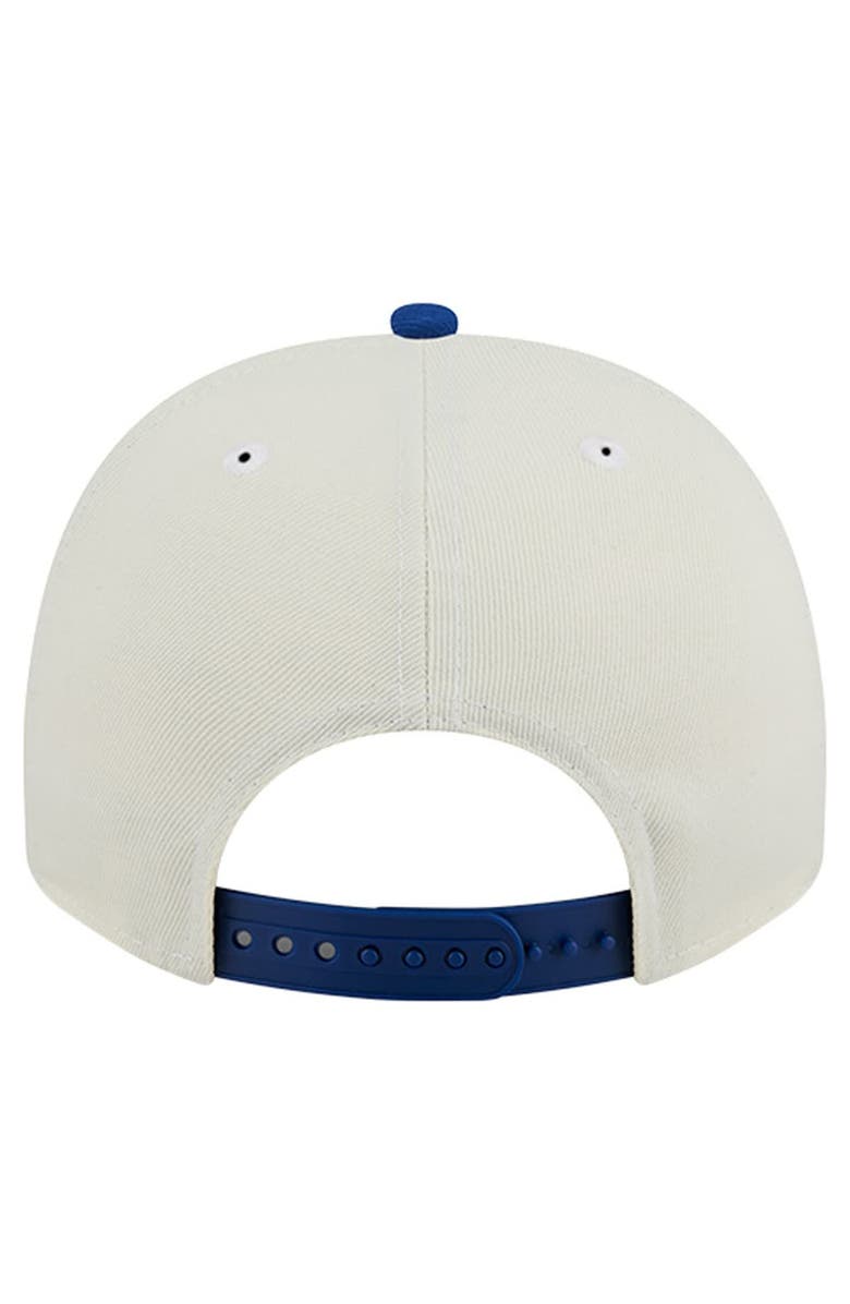 New Era Men's New Era Cream/Royal New York Mets Two-Tone Empire State 9FIFTY A-Frame Adjustable Hat, Alternate, color, 