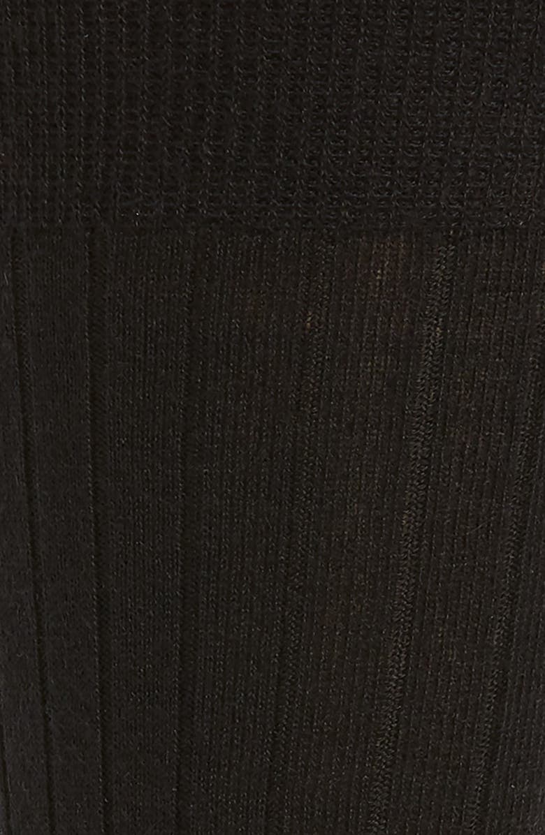 Falke No. 2 Cashmere Blend Dress Socks, Alternate, color, Black