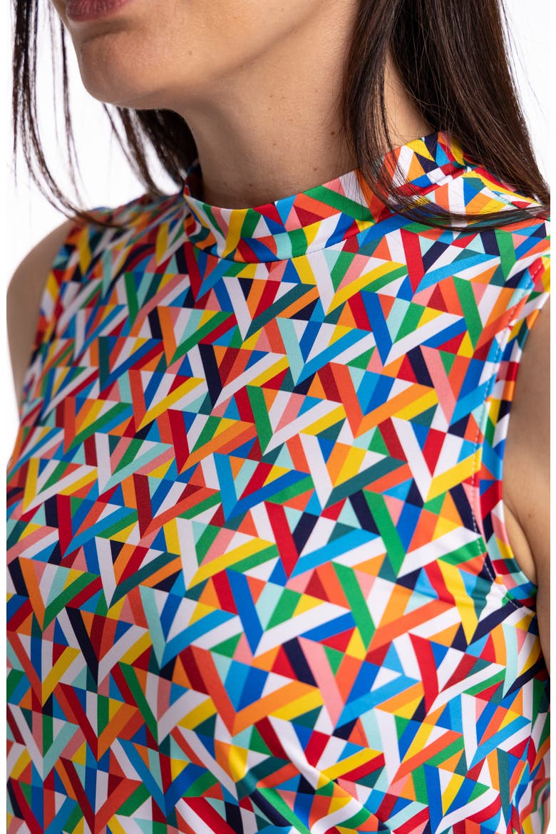 On the Edge Sleeveless Top, Alternate, color, K ALL DAY