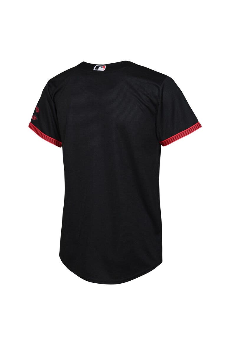Toddler Nike  Black Cincinnati Reds City Connect Replica Jersey, Alternate, color, Black