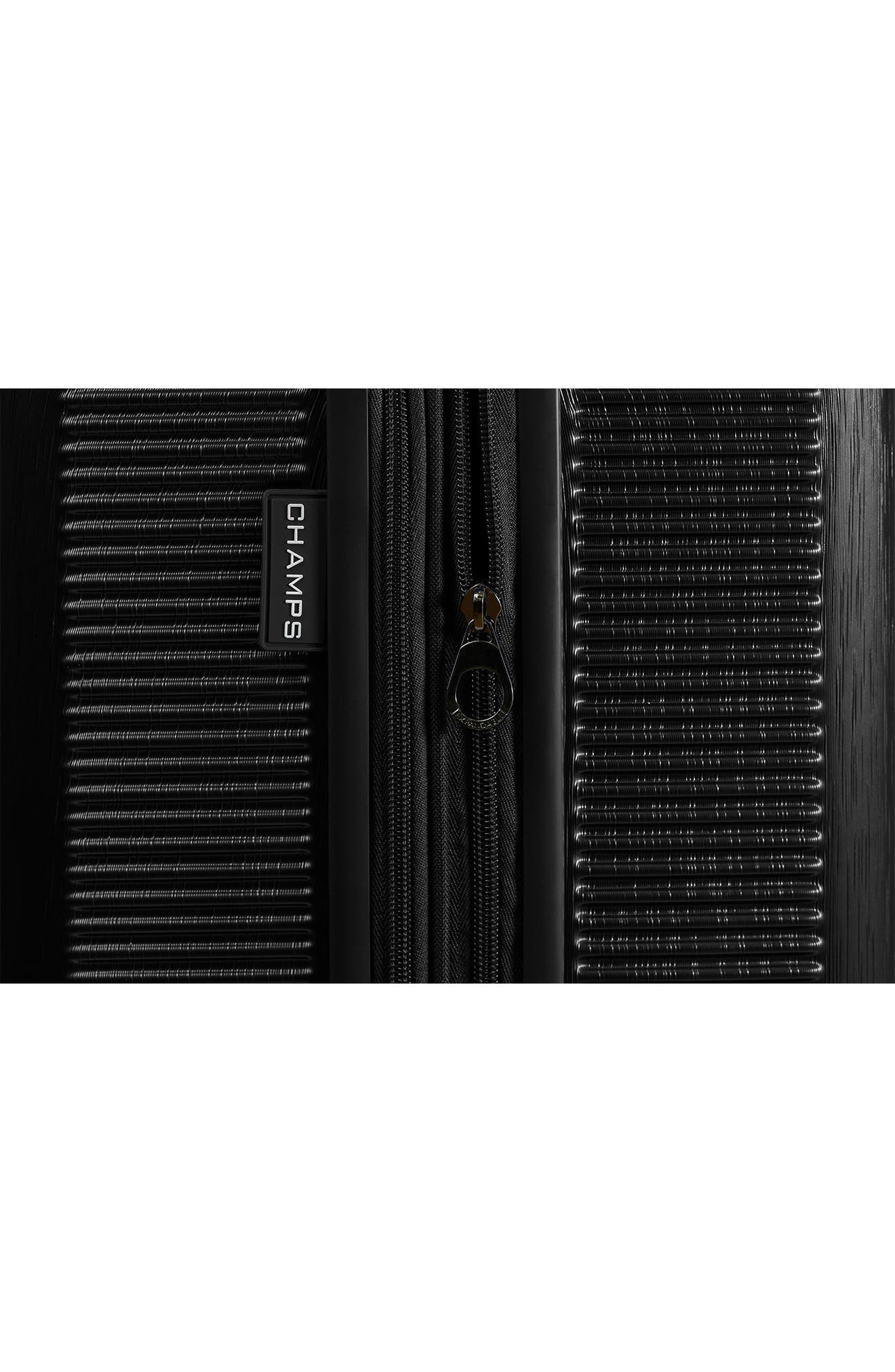 CHAMPS Iconic II 3-Piece Luggage Set, Alternate, color, Black