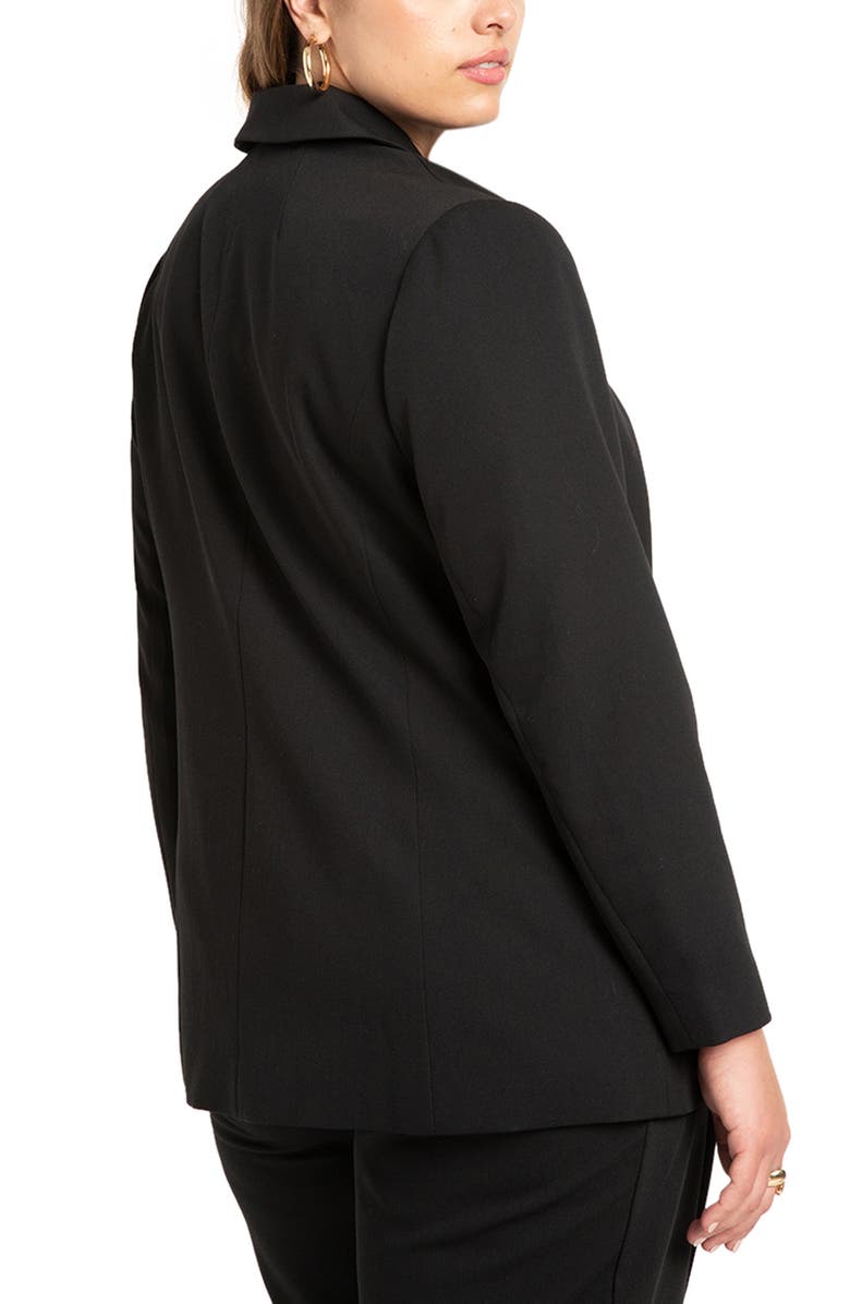 ELOQUII Double Breasted Blazer, Alternate, color, 