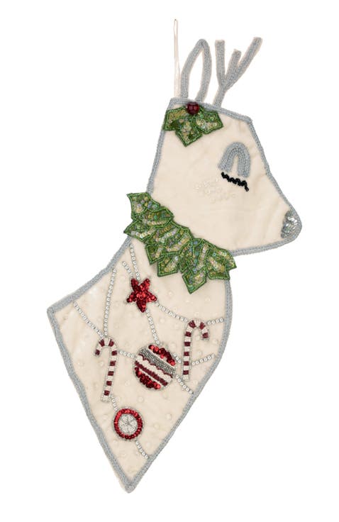 Christmas Reindeer Stocking