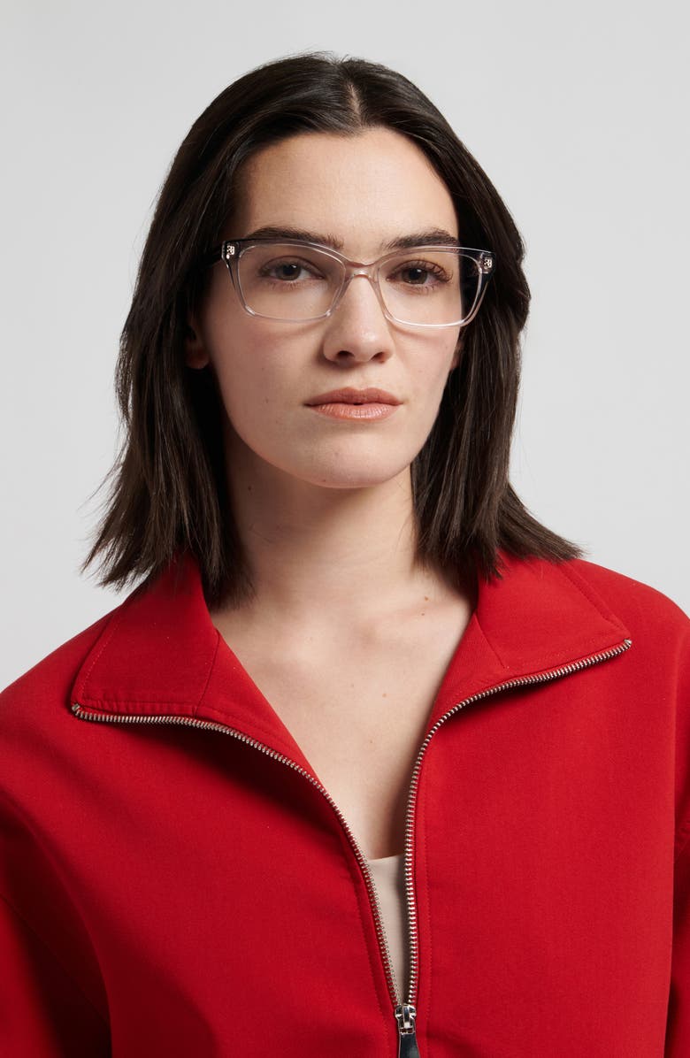 Kate Spade New York demi 53mm rectangular reading glasses, Alternate, color,