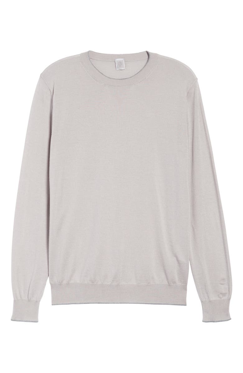Eleventy Merino Wool & Silk Tipped Sweater, Alternate, color, 