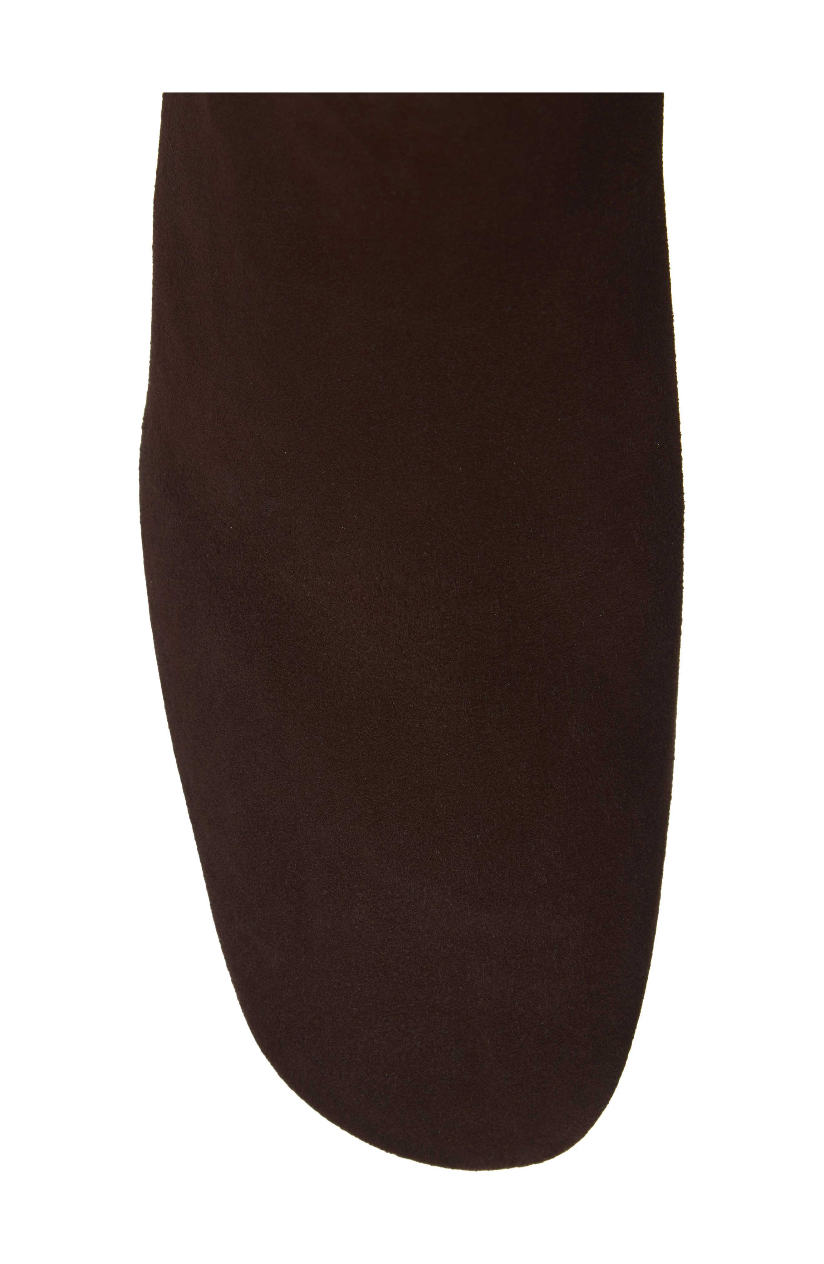 Suede Ankle Bootie, Alternate, color, BROWN