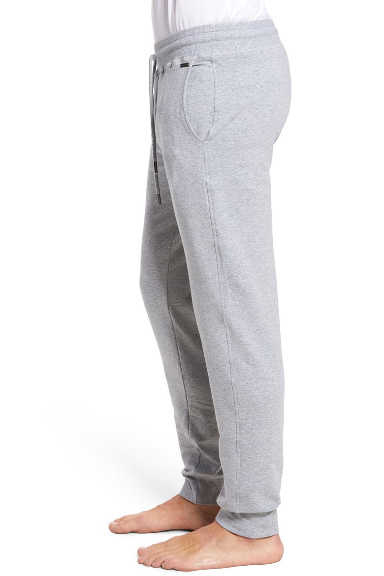 Living Cotton Drawstring Lounge Pants, Alternate, color, GREY MELANGE