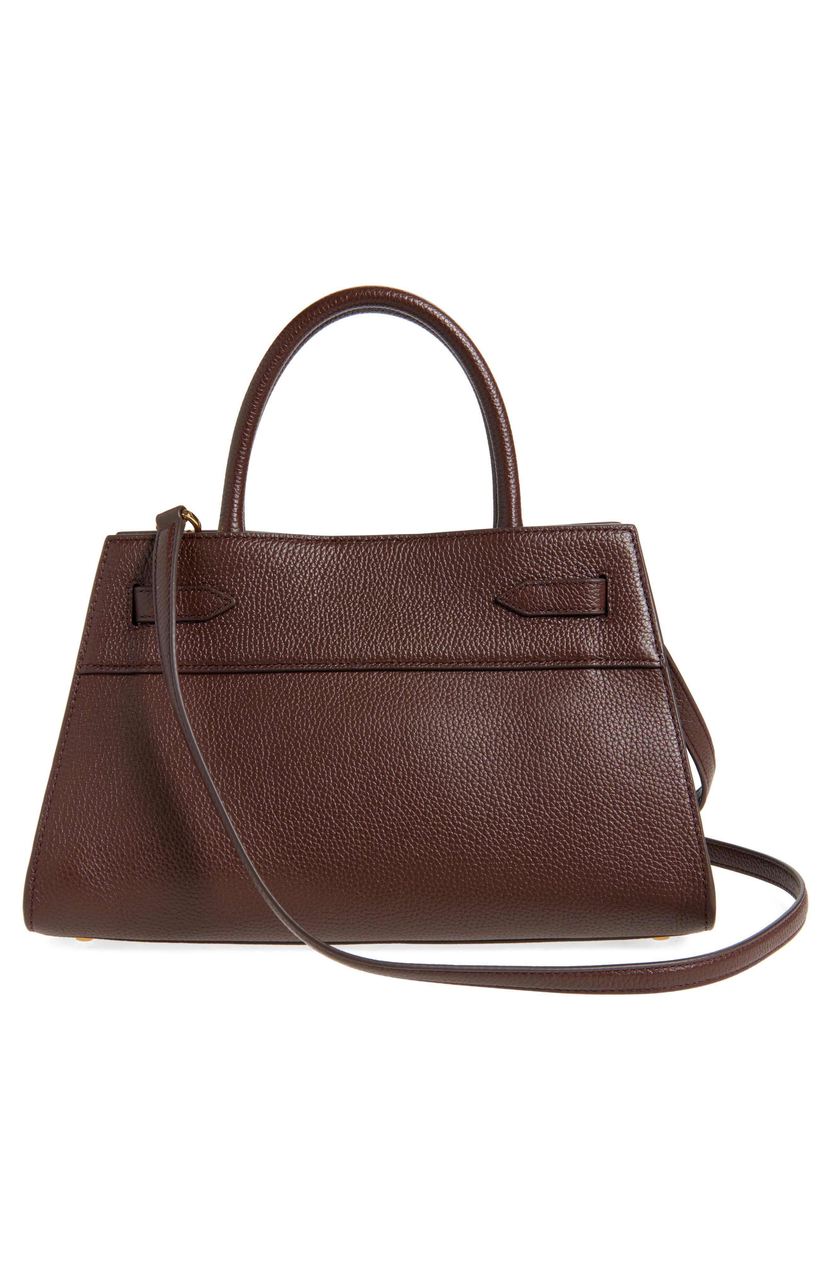 Veronica Beard Dash Leather Top Handle Bag, Alternate, color, 