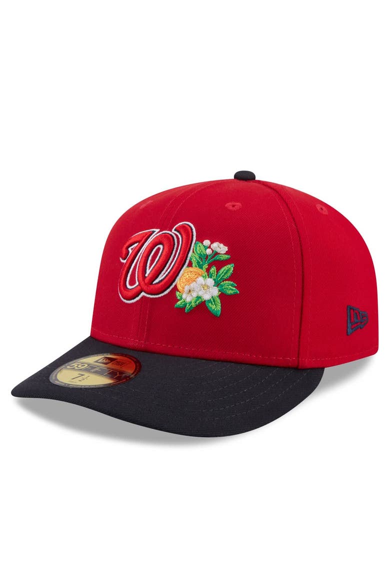 Men's New Era  Red/Navy Washington Nationals 2026 Spring Training Low Profile 59FIFTY Fitted Hat, Alternate, color, Red
