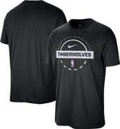Nike Men's Nike  Black Minnesota Timberwolves Authentic Practice T-Shirt